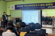 안양시, 2023년 지역사회 건강조사 결과 설명회 개최
