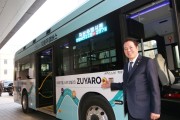 도심 누비는 안양시 자율주행버스 ‘주야로’…22일부터 시범운행