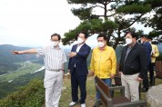 구충곤 화순군수, 사평면 민간 자연휴양림 예정지 점검