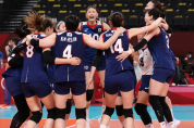 도쿄 8월 4일, 2020 도쿄 올림픽 여자 배구 8강전.. 터키 꺾은 대한민국 대표팀